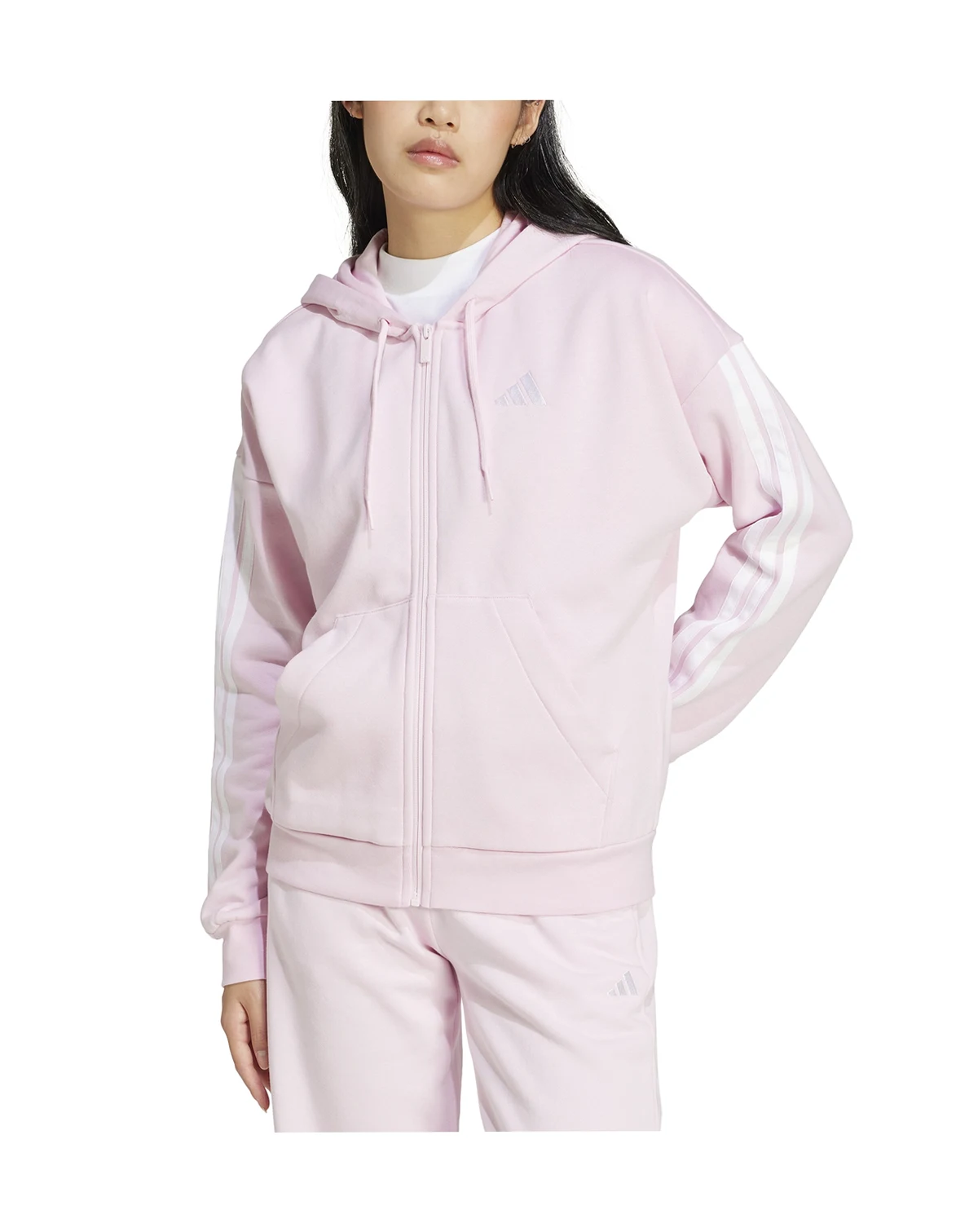 Women's 3-Stripe Fleece Full Zip Hoodie