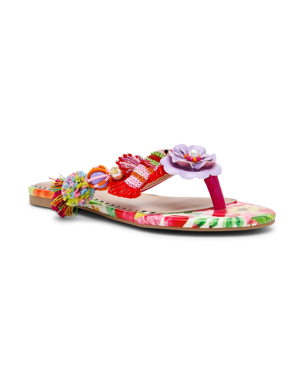 Women's Doloris Floral Thong Flat Sandals