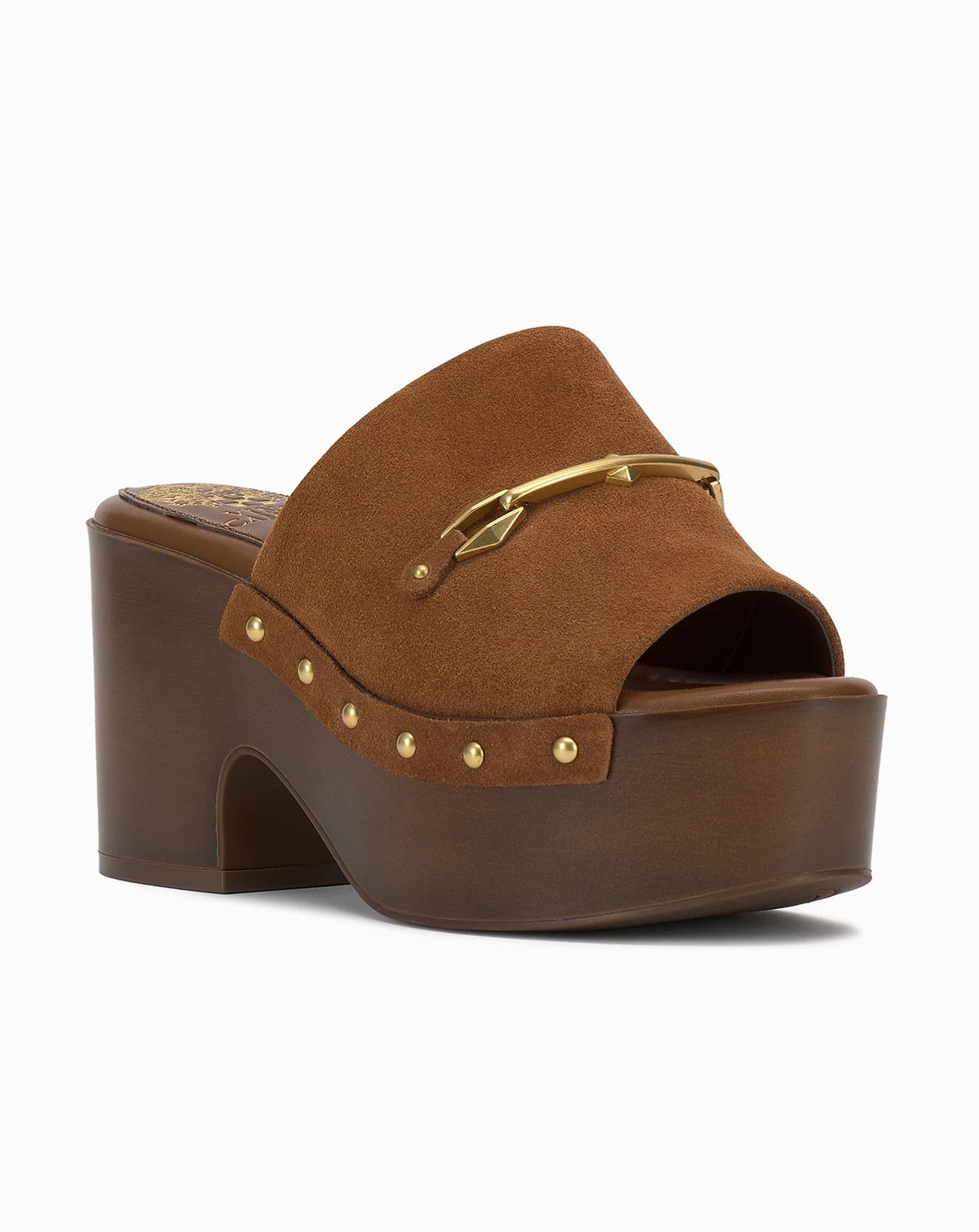 Women's Efellan Wood Platform Slip On Sandals