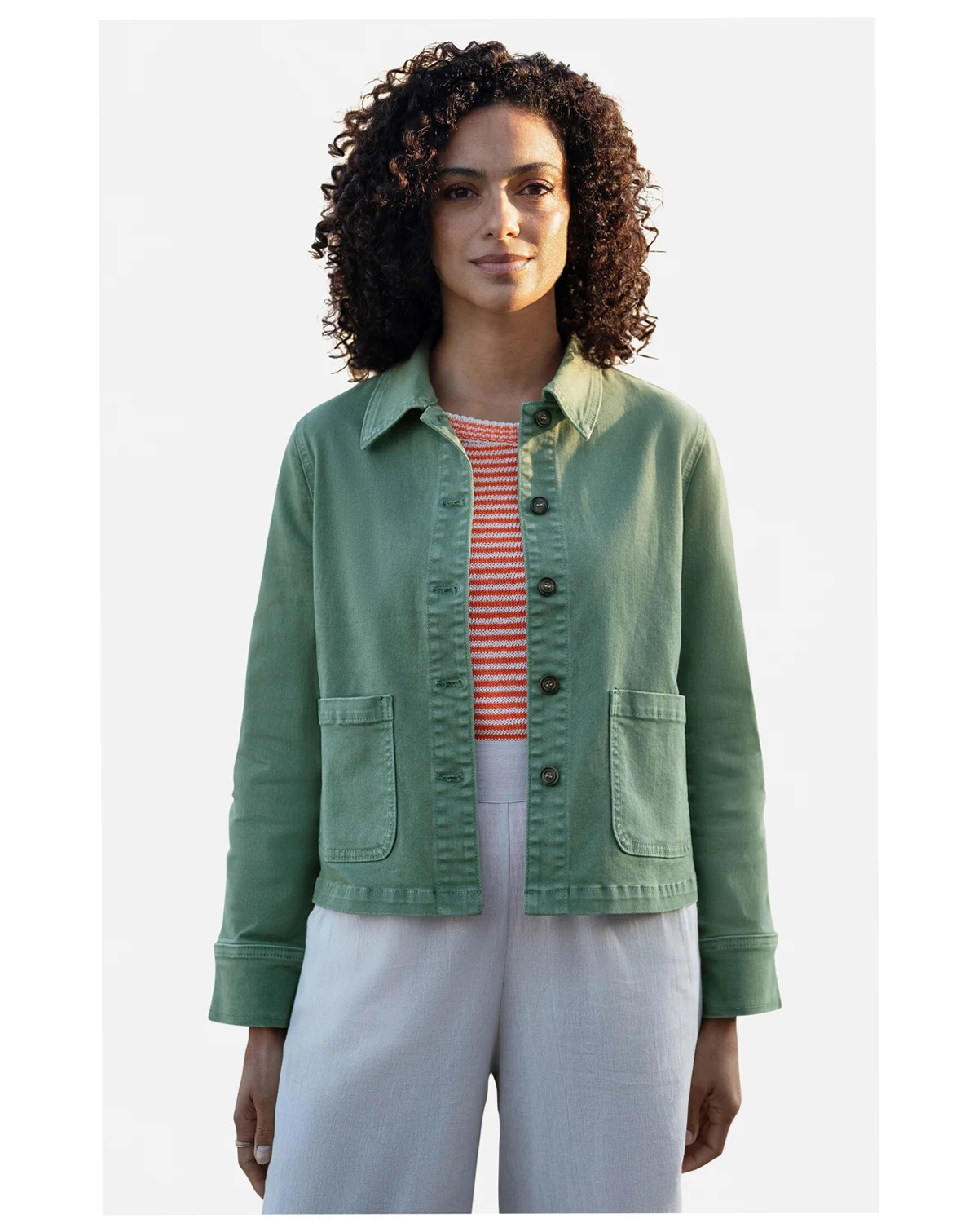 Women's Canvas Patch Pocket Jacket