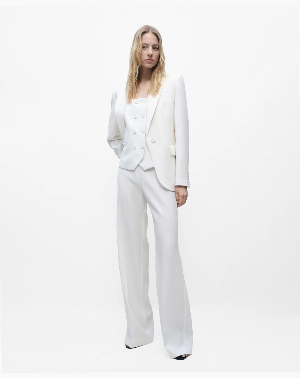 Women's Double-Breasted Suit Vest Jacket