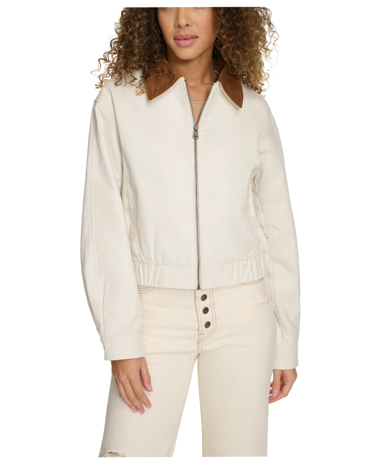 Women's Corduroy Collar Cotton Jacket