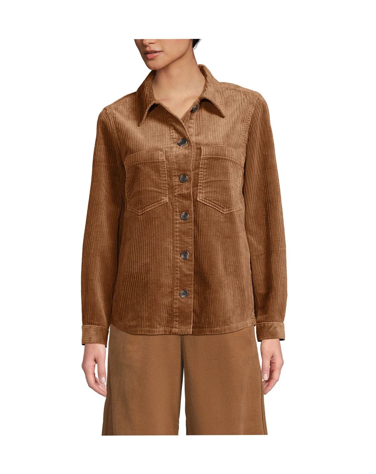 Women's Wide Wale Corduroy Shirt Jacket