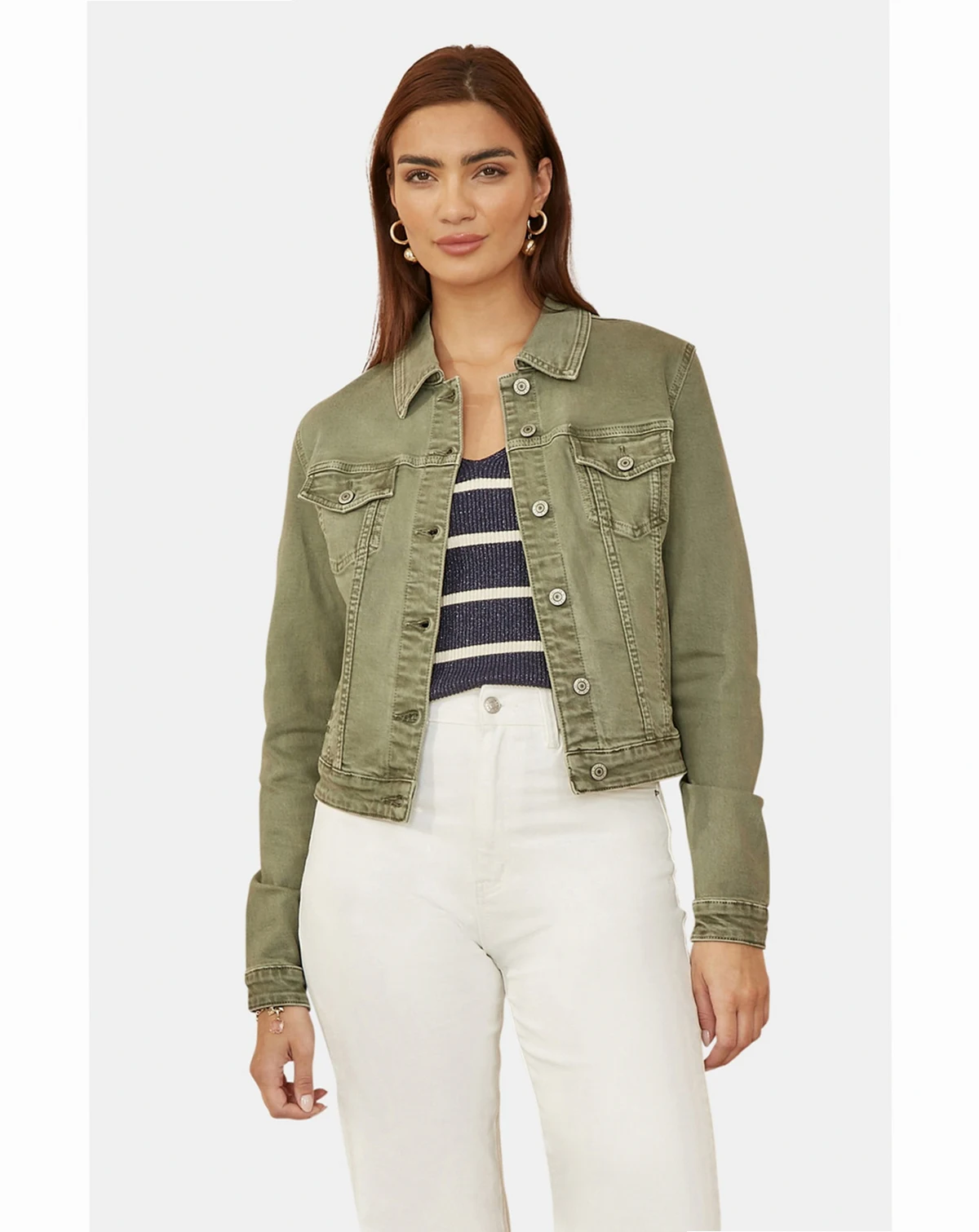 Women's Stretch Cotton Denim Jacket