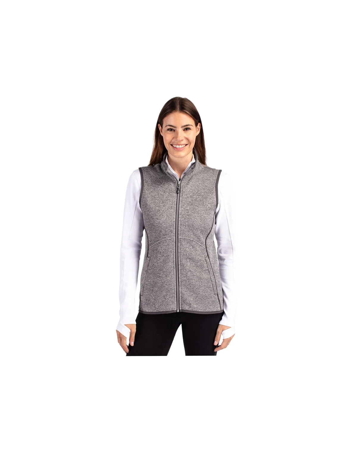 Women's Mainsail Sweater Knit Full Zip Vest