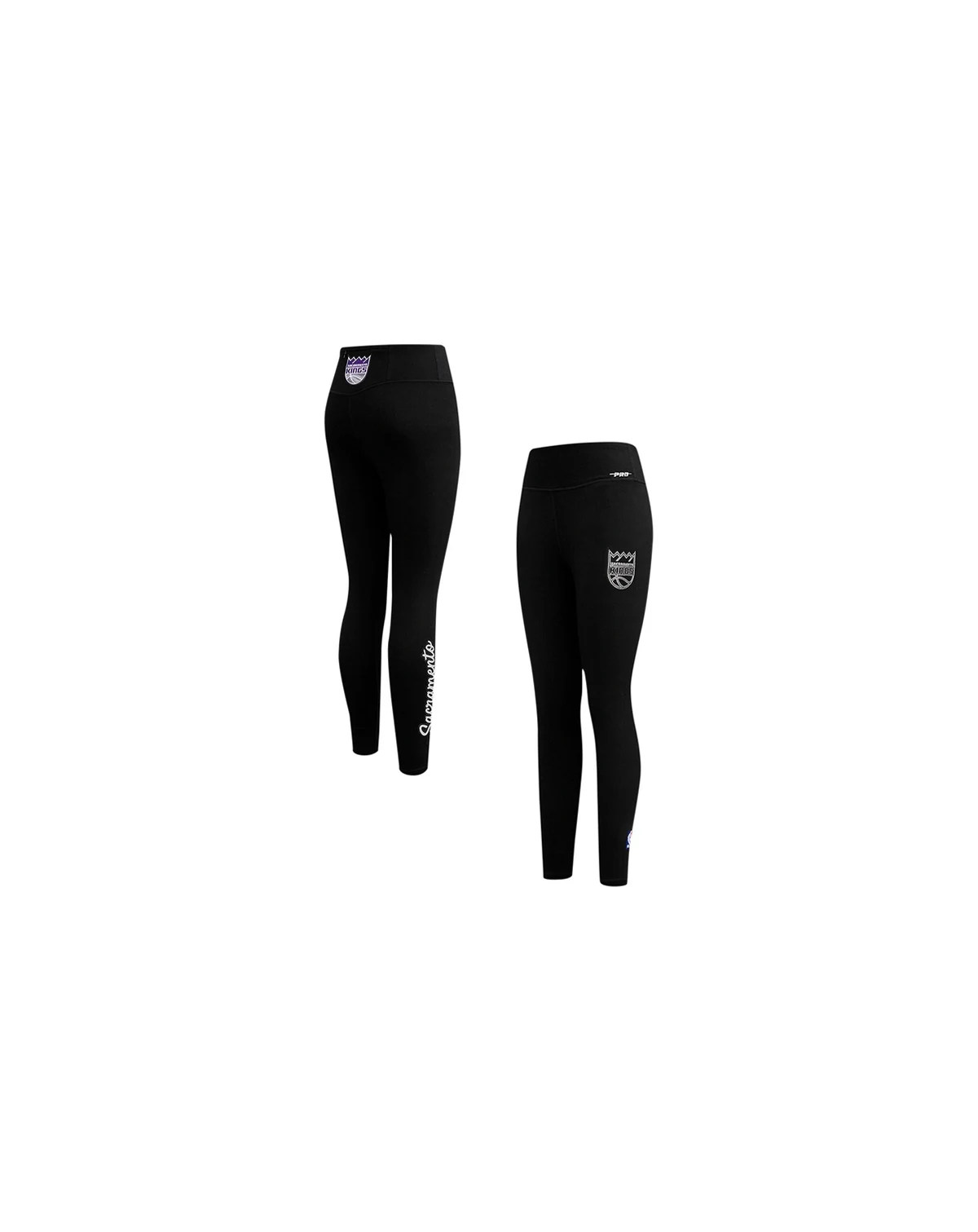 Women's Black Sacramento Kings Paint the City Tri-Blend Jersey Leggings