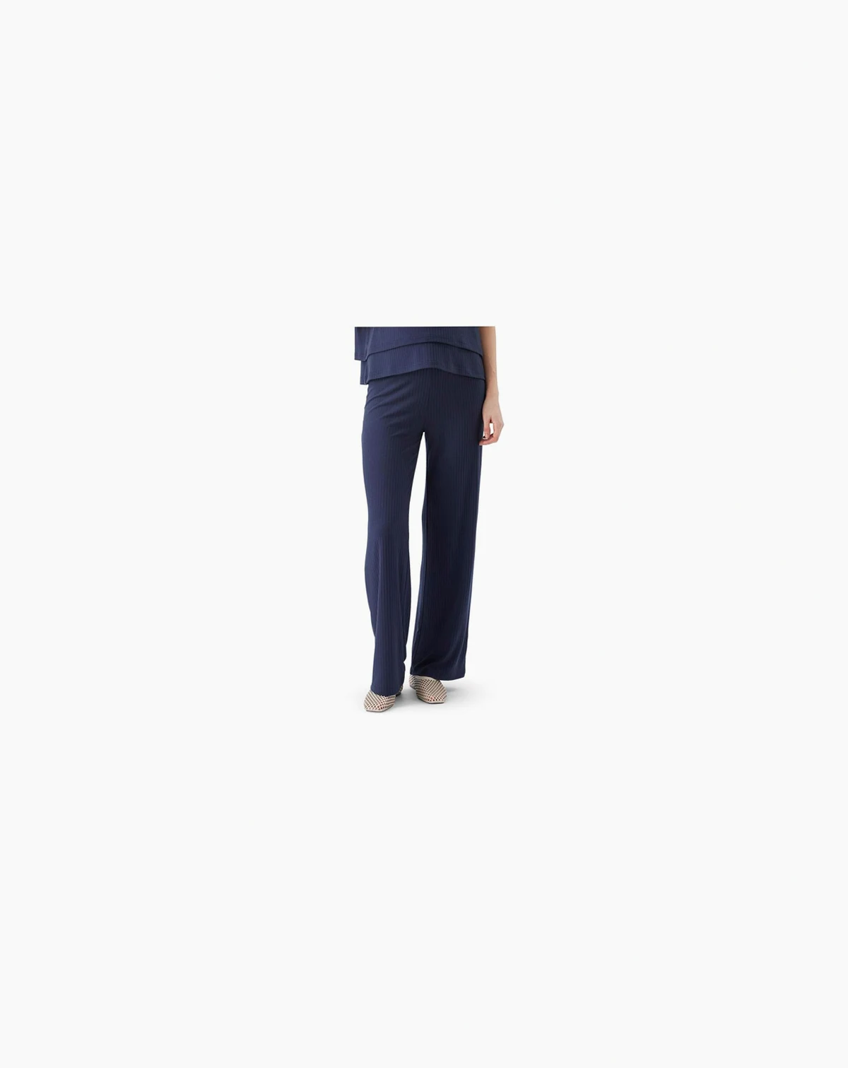 Maternity Ripe Cindy Rib Pant Navy