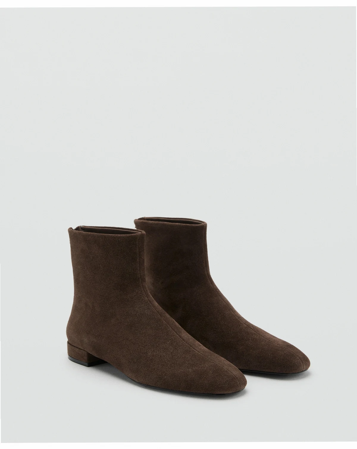Women's Round Toe Suede Ankle Boots