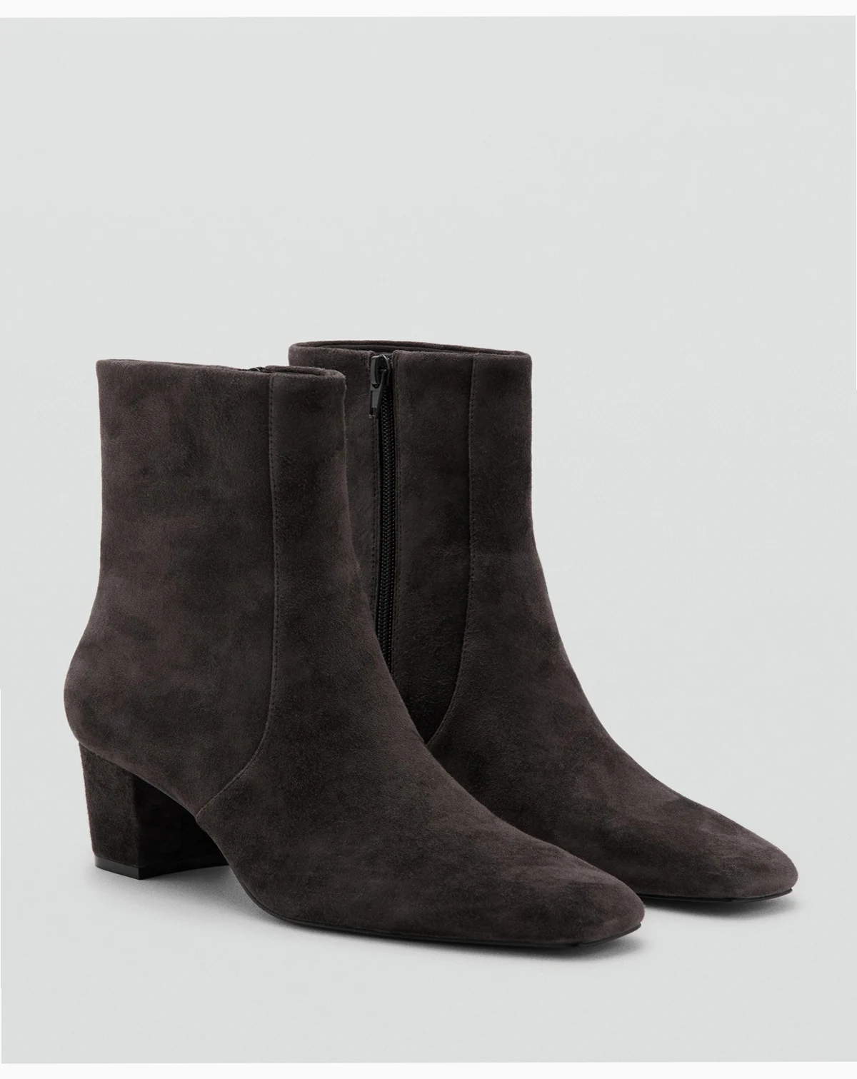 Women's Block Heel Suede Ankle Boots