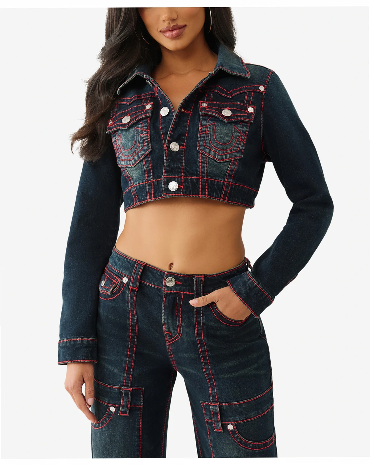 Women's Crop Big T Mini Jacket