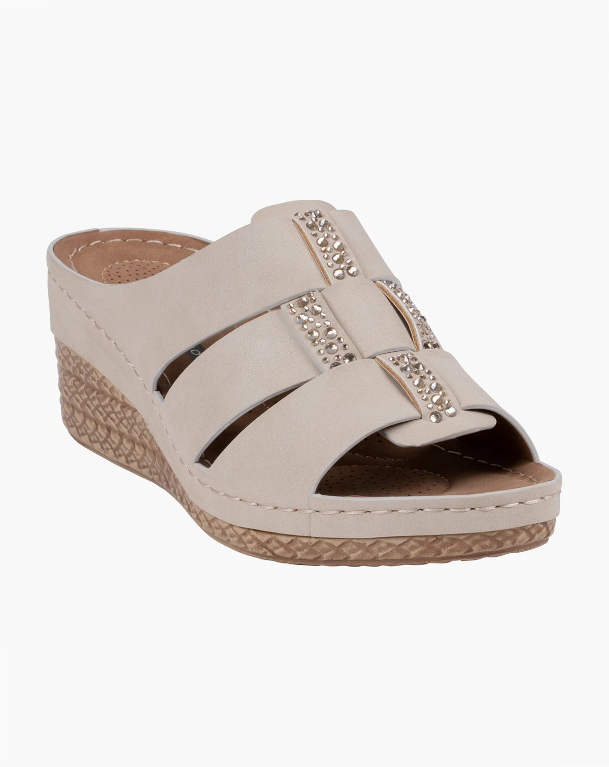 Women's Monte Embellished Wedge Sandals