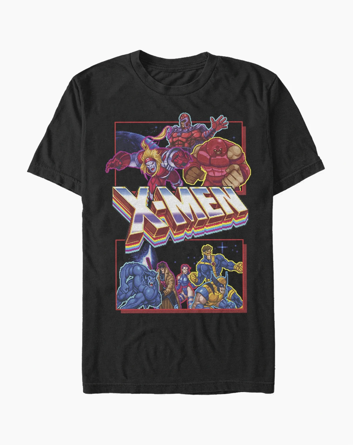 Men's X-Men Arcade Fight Short Sleeve Crew T-shirt