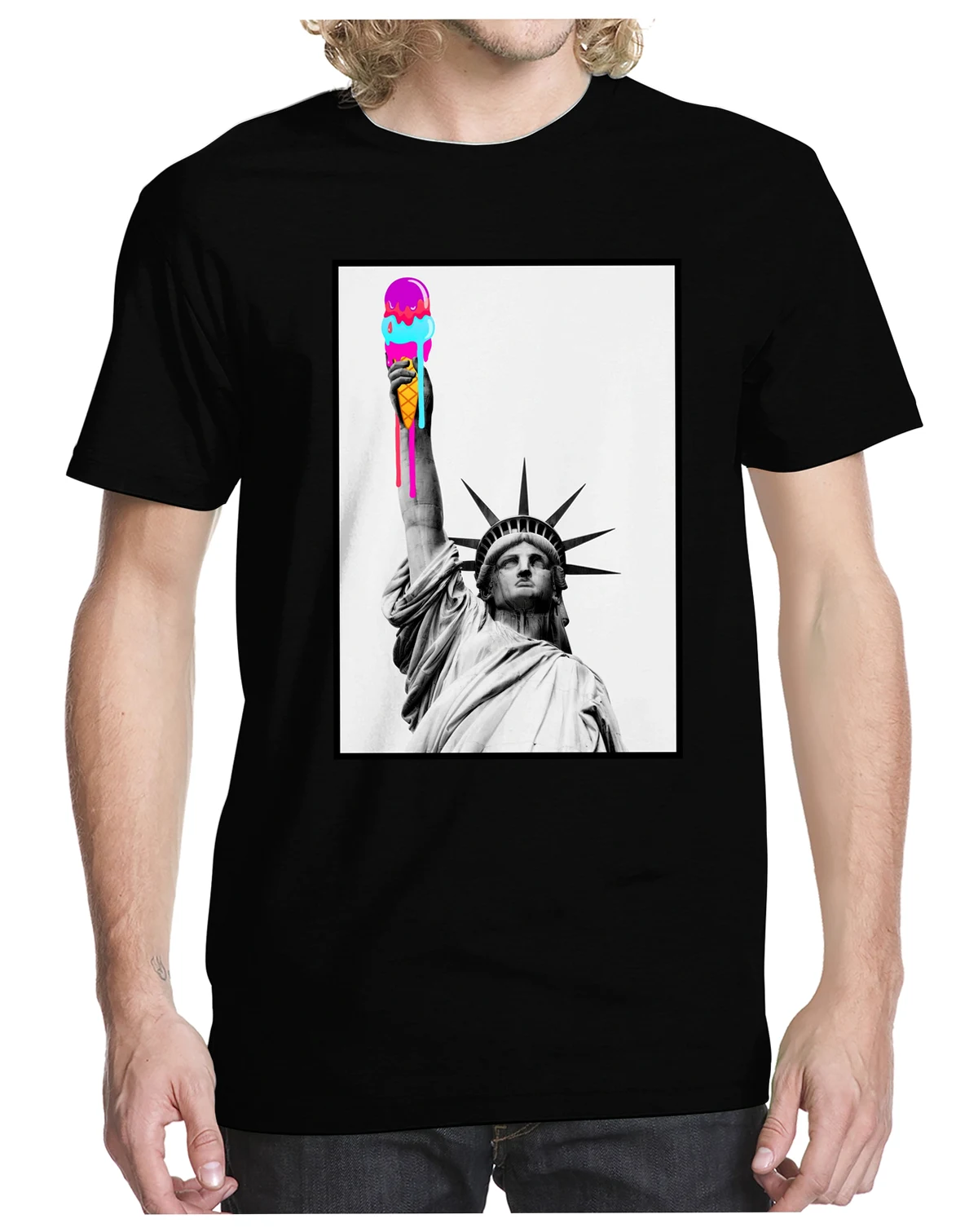 Men's Liberty Cream Graphic T-shirt