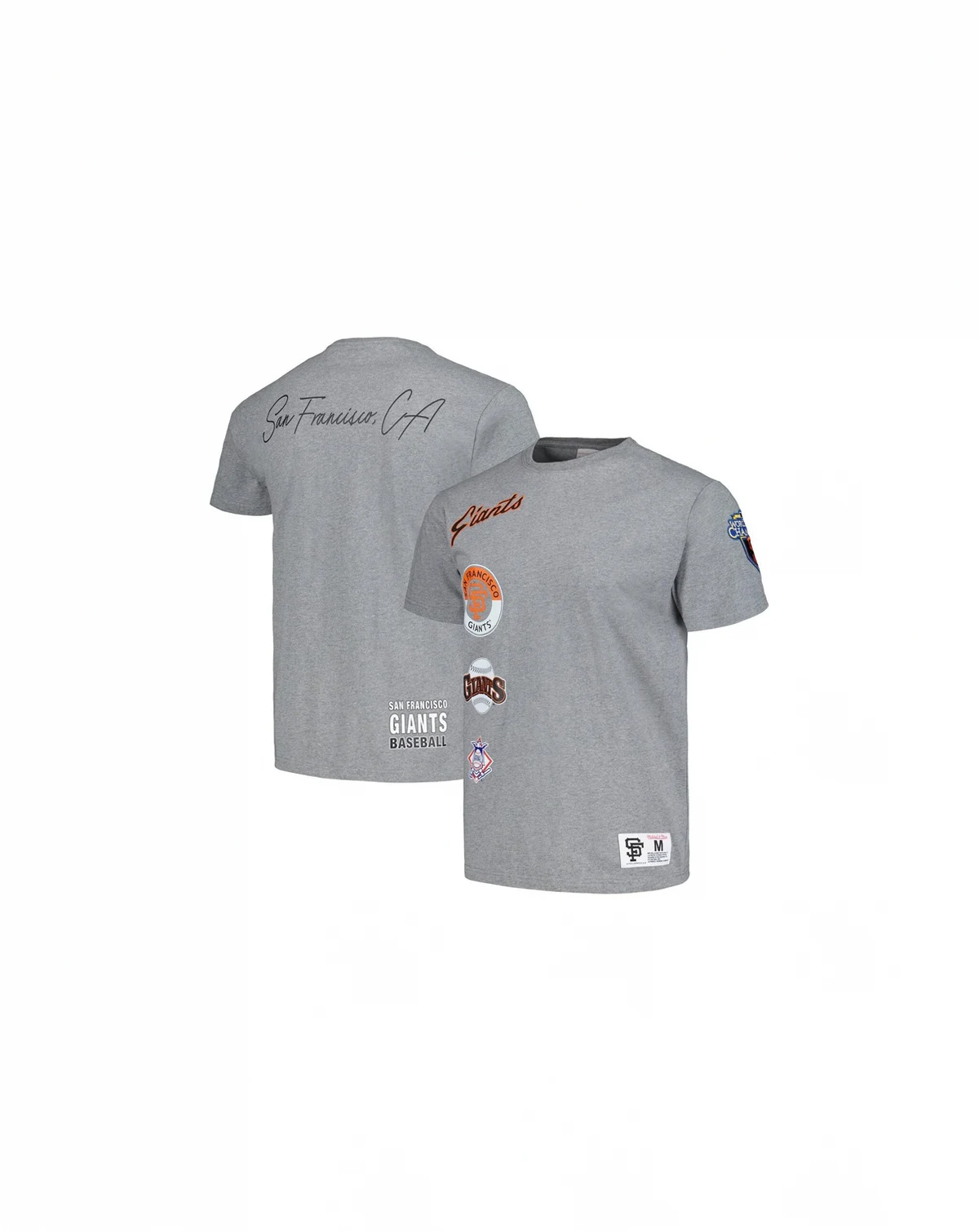 Men's Heather Gray San Francisco Giants Cooperstown Collection City Collection T-shirt