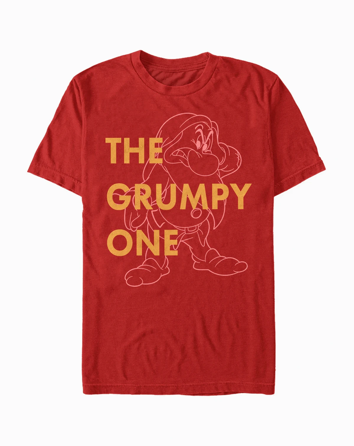 Disney Men's Grumpy Old Dwarf Short Sleeve T-Shirt