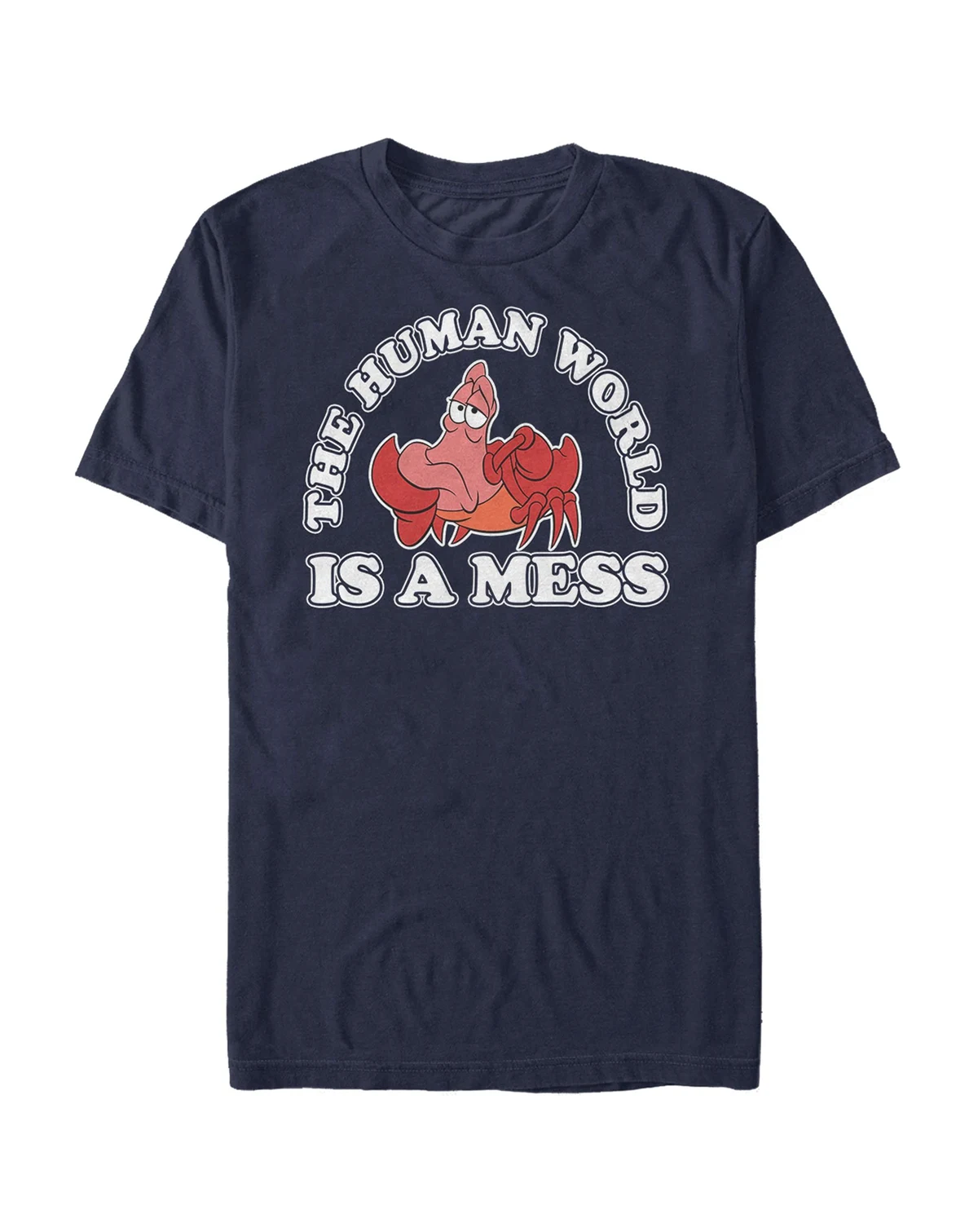 Men's Worlds A Mess Short Sleeve Crew T-shirt