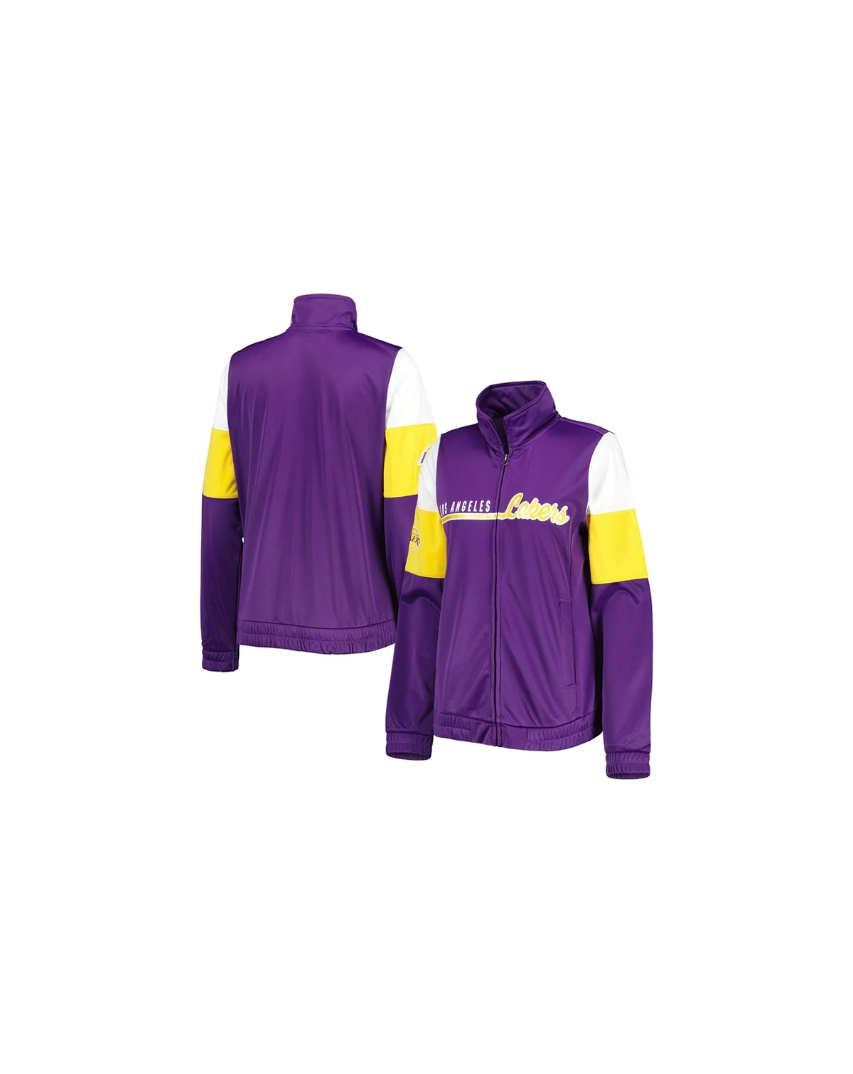 Women's Purple Los Angeles Lakers Change Up Full-Zip Track Jacket