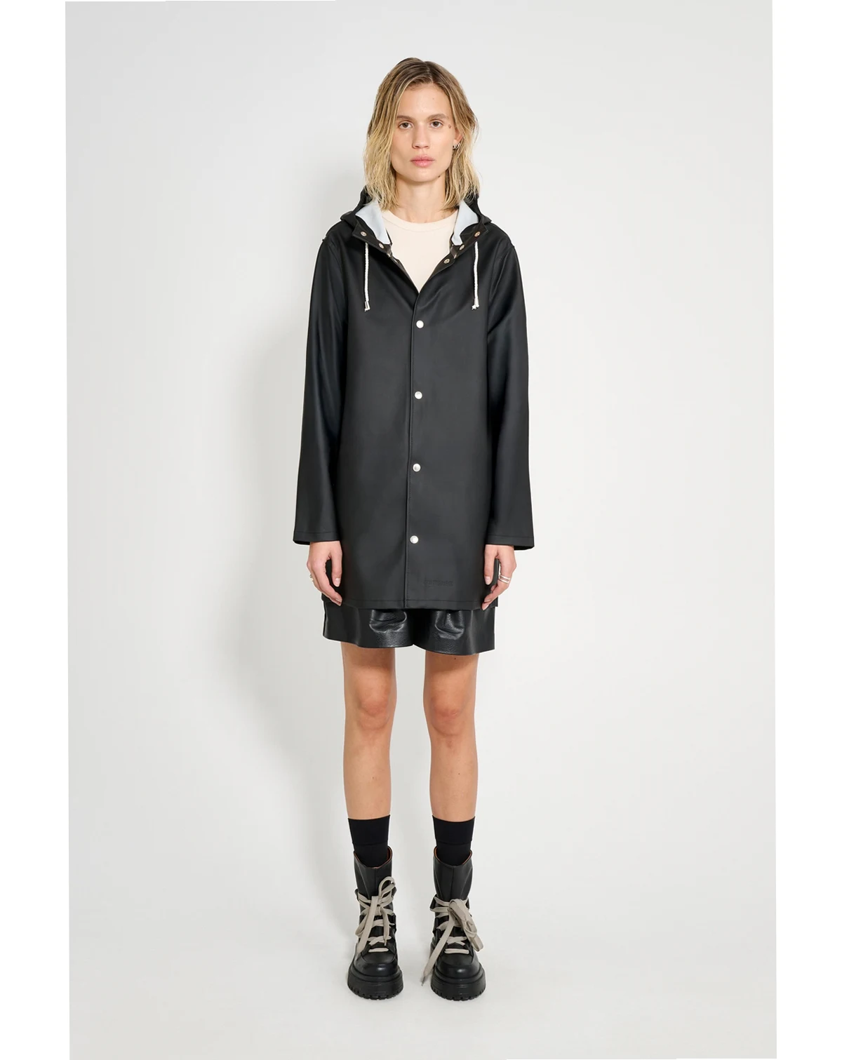 Stockholm Long Sleeve Hooded Raincoat