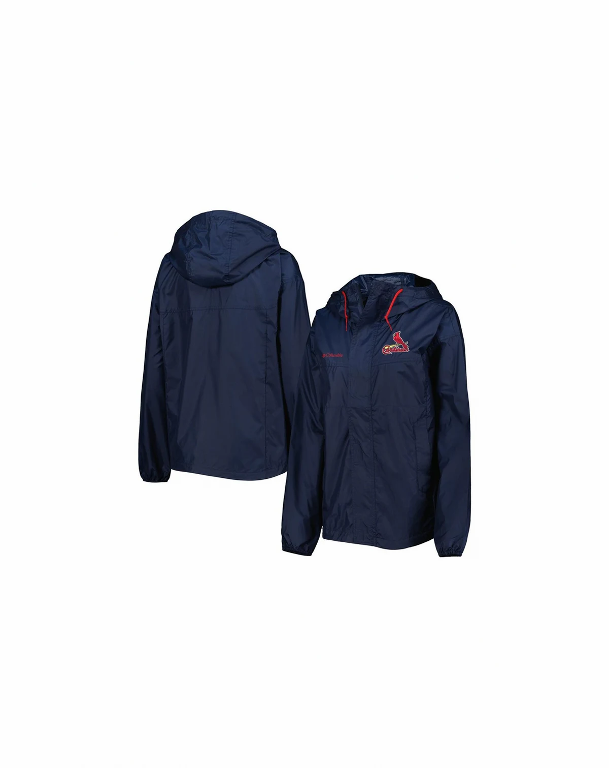 Women's Navy St. Louis Cardinals Flash Challenger Windbreaker Jacket