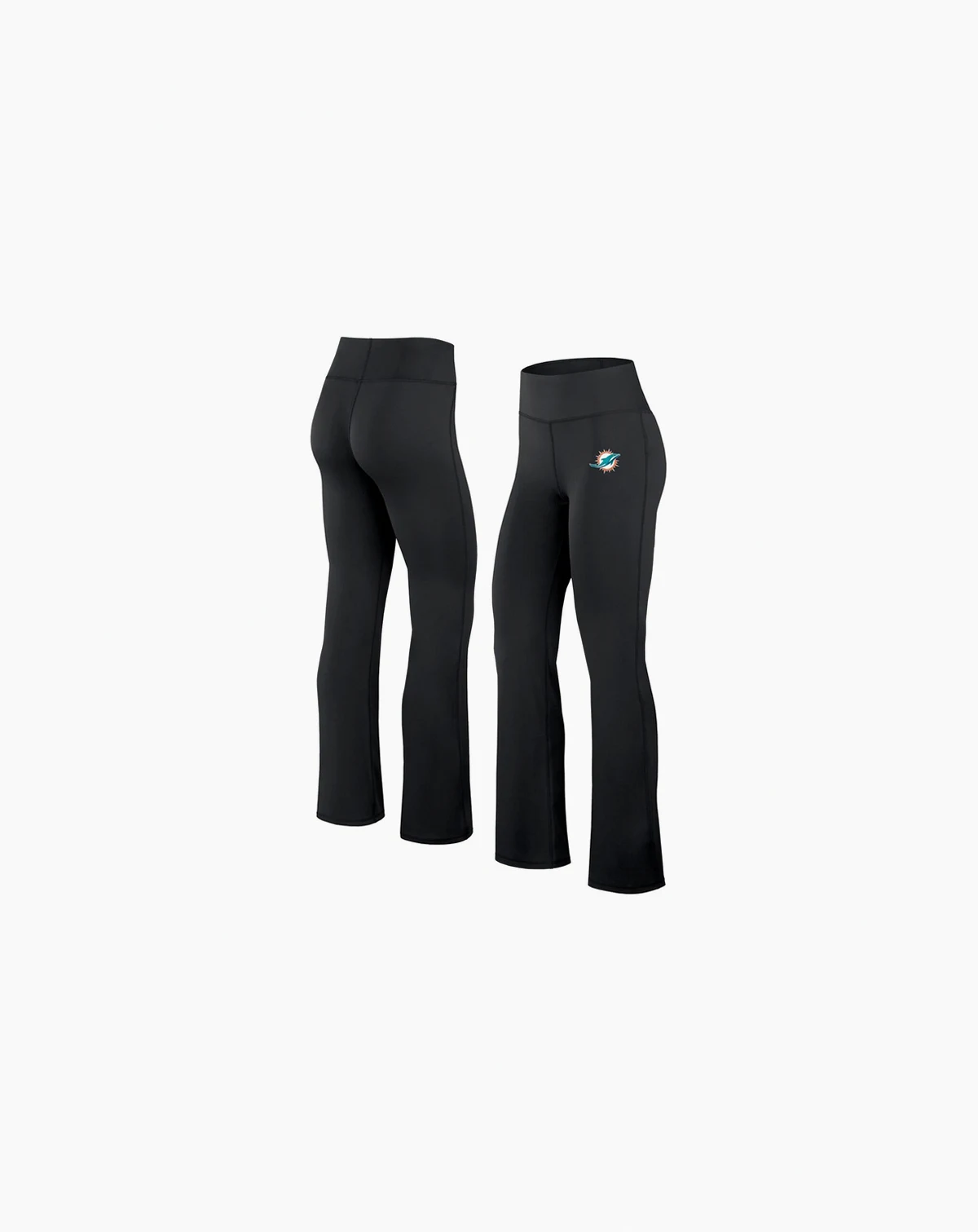 Women's Black Miami Dolphins Maxed Out Flare Leggings