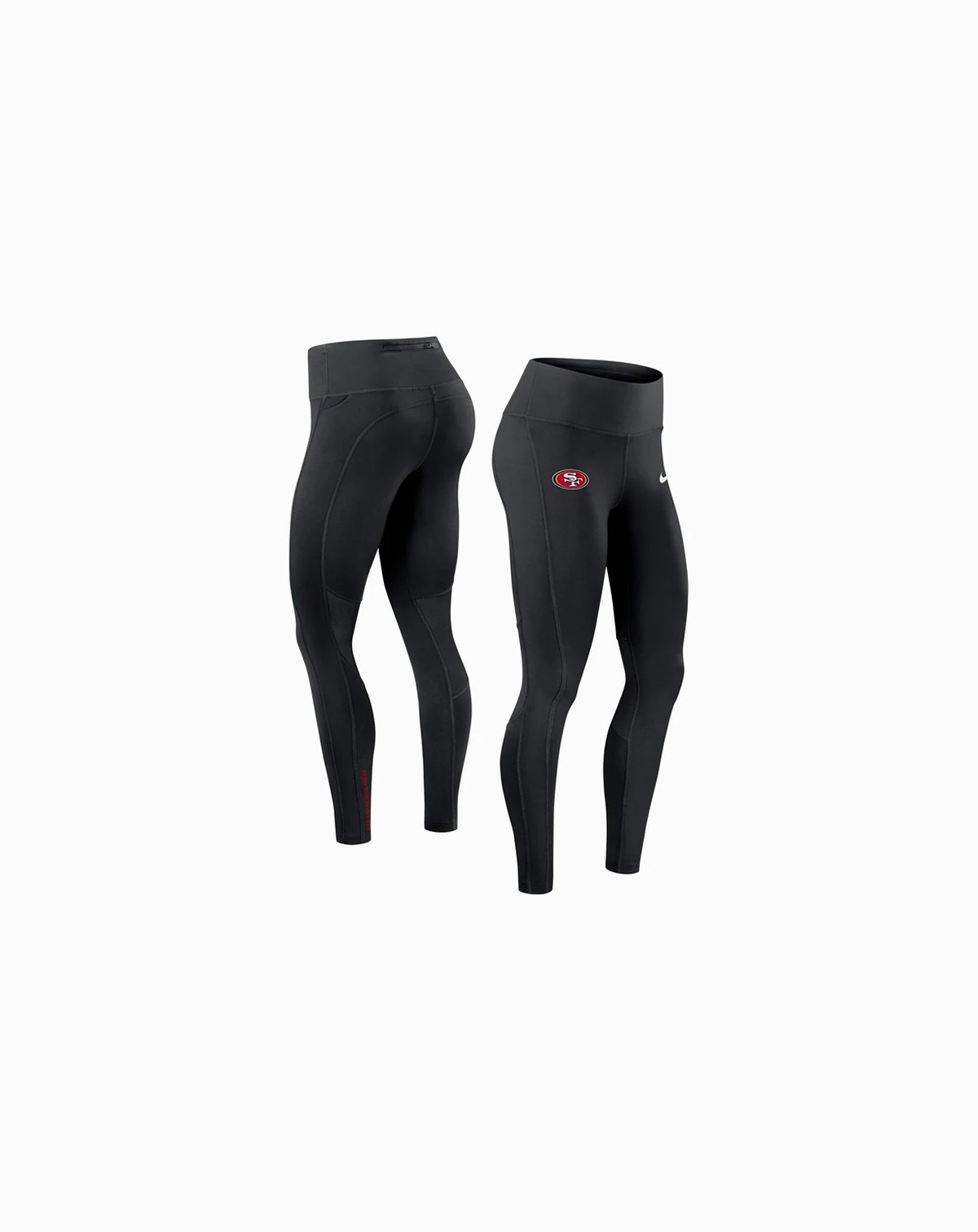 Women's Black San Francisco 49ers Primetime Epic Fast Performance Leggings