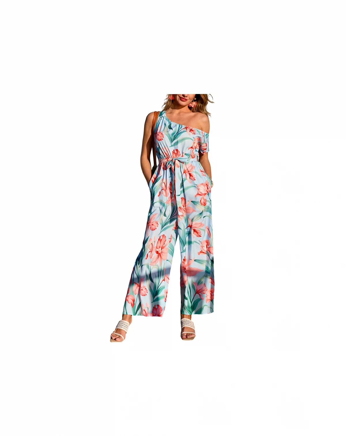 Women's Tropical Hideaway Floral Jumpsuit