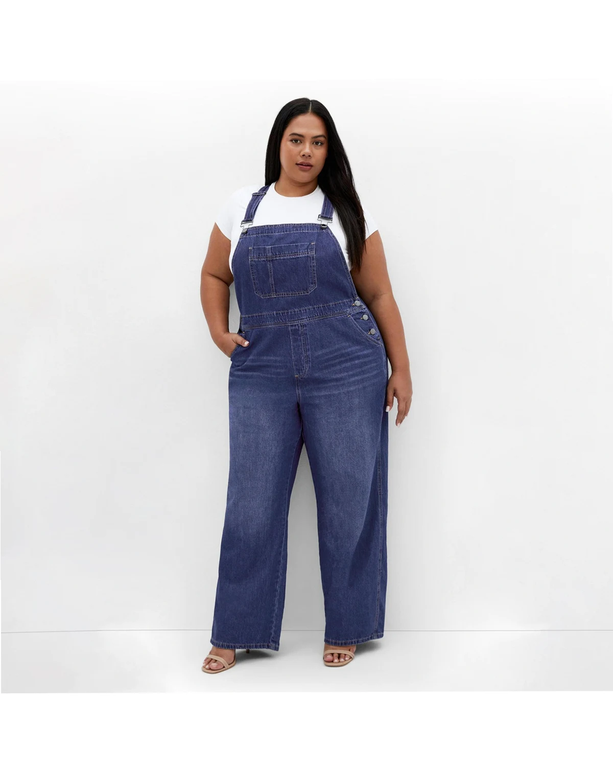 Plus Size Pinafore Overall