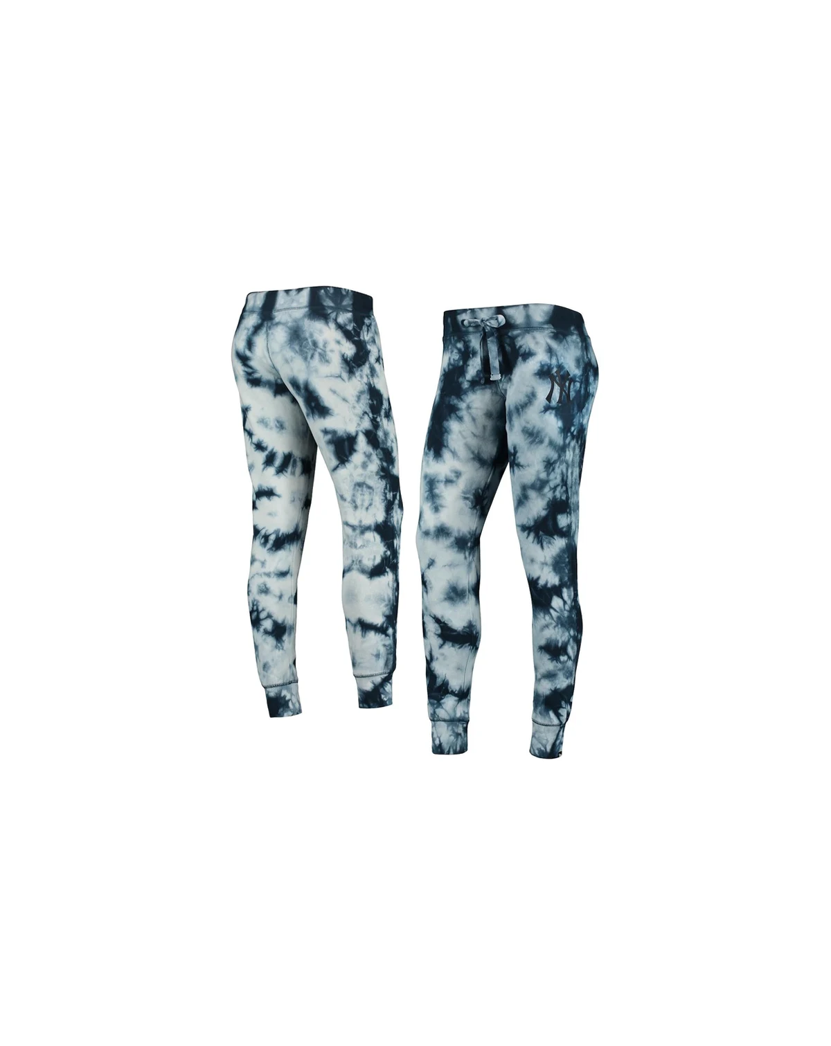 Women's Navy New York Yankees Tie-Dye Jogger Pants