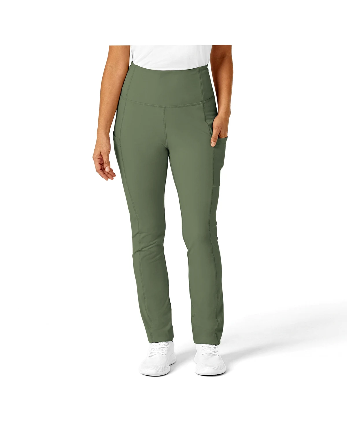 Plus Size RENEW Straight Leg Yoga Scrub Pant