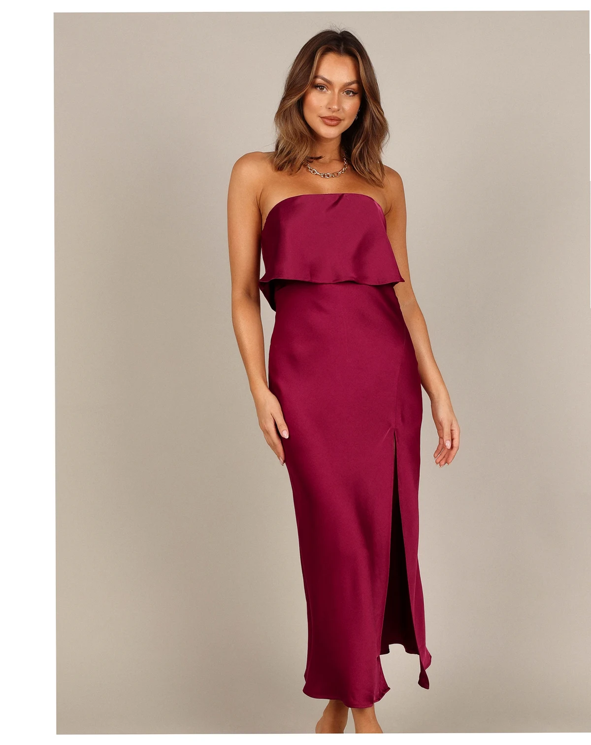 Women's Vienna Strapless Midi Dress