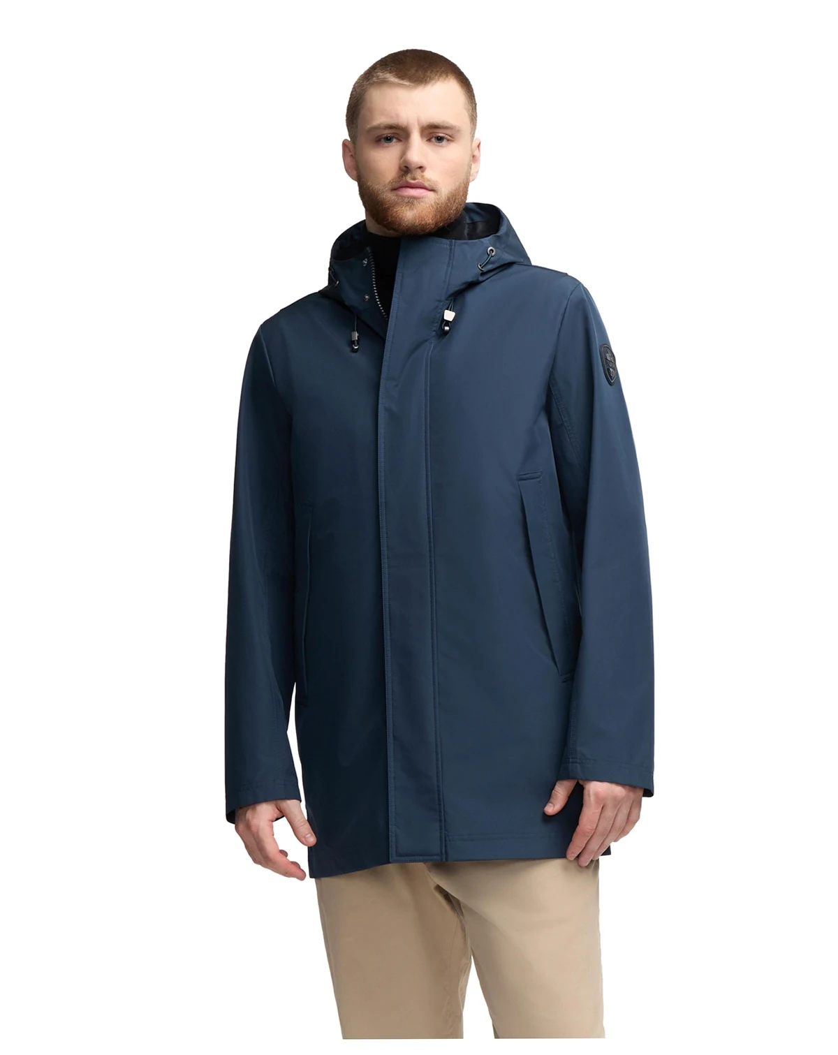 Men's Kaito Unlined Rain Shell with Fixed Hood