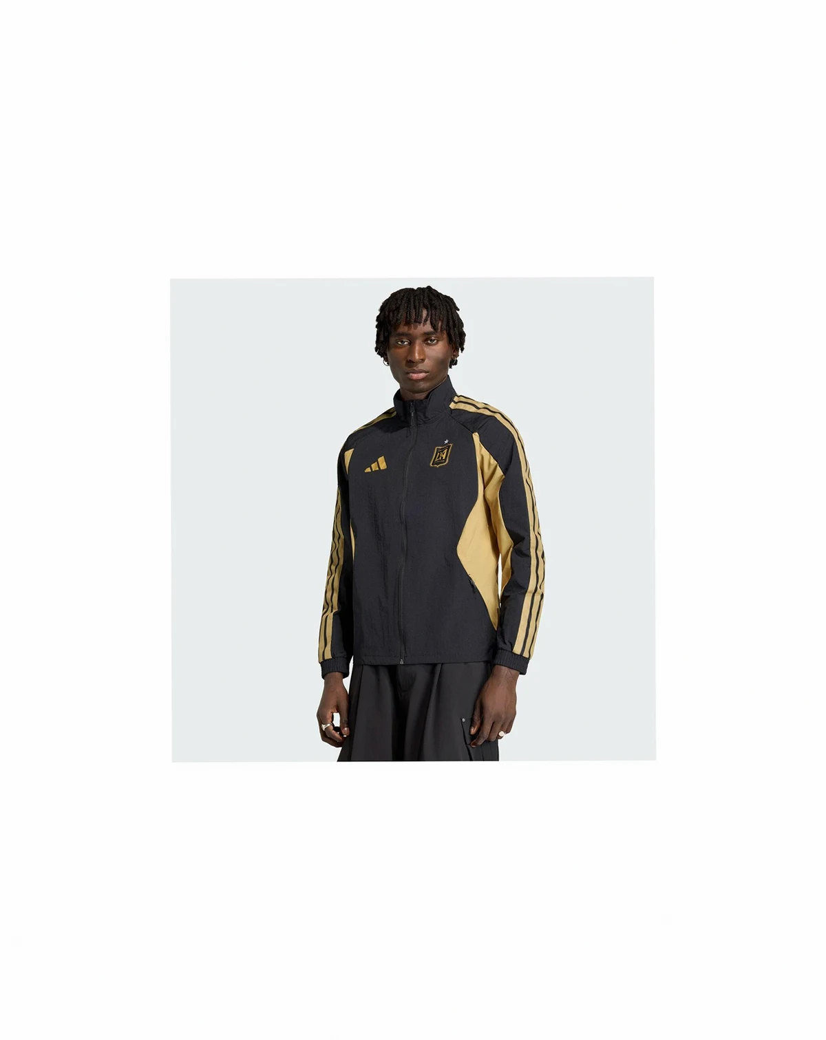 Men's Black LAFC 2026 Anthem Raglan Full-Zip Jacket