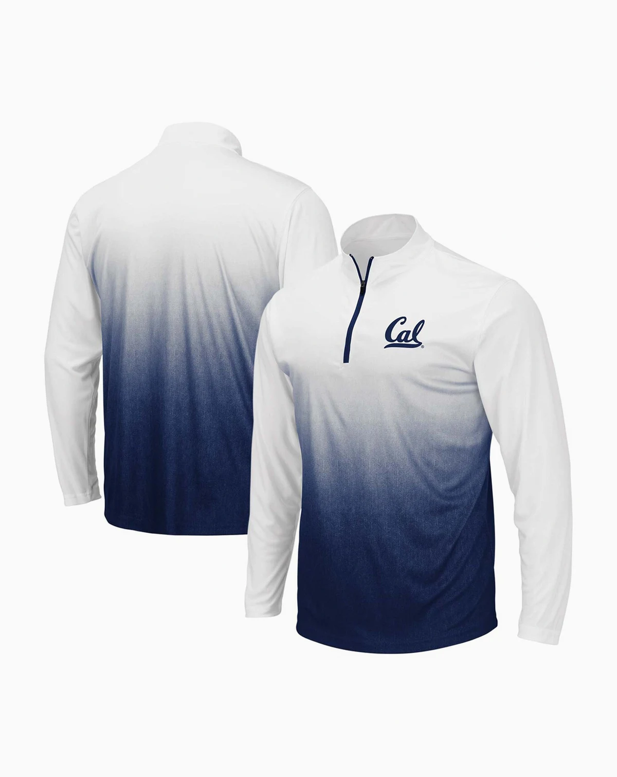 Men's Navy Cal Bears Magic Team Logo Quarter-Zip Jacket