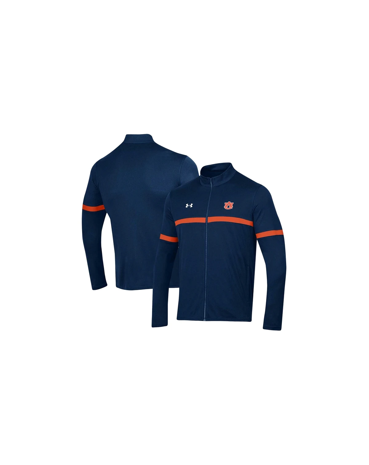 Men's Navy Auburn Tigers 2023 Assist Warm Up Full-Zip Jacket