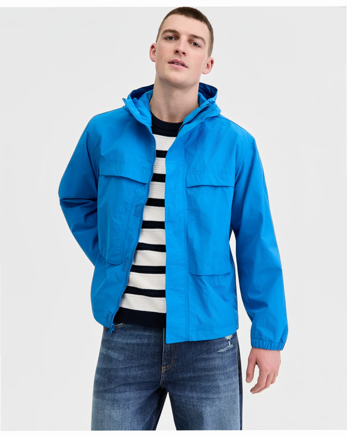 Men's Deckhand Hooded Utility Jacket, Macy's Exclusive