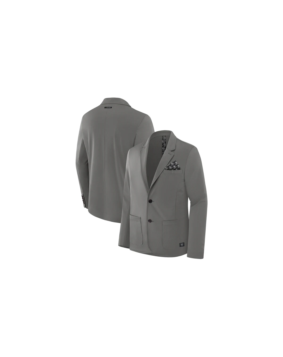 Men's Graphite Las Vegas Raiders Man-In-Motion Blazer