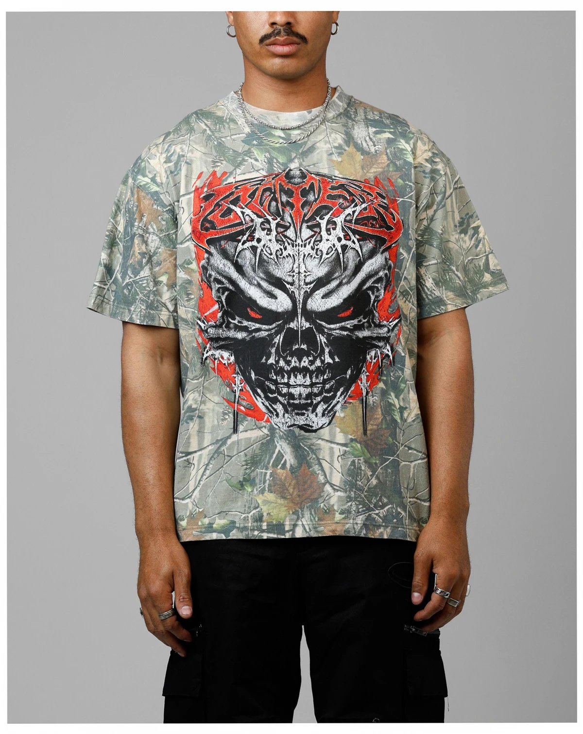 Men's Tribal Skull Camo T-Shirt