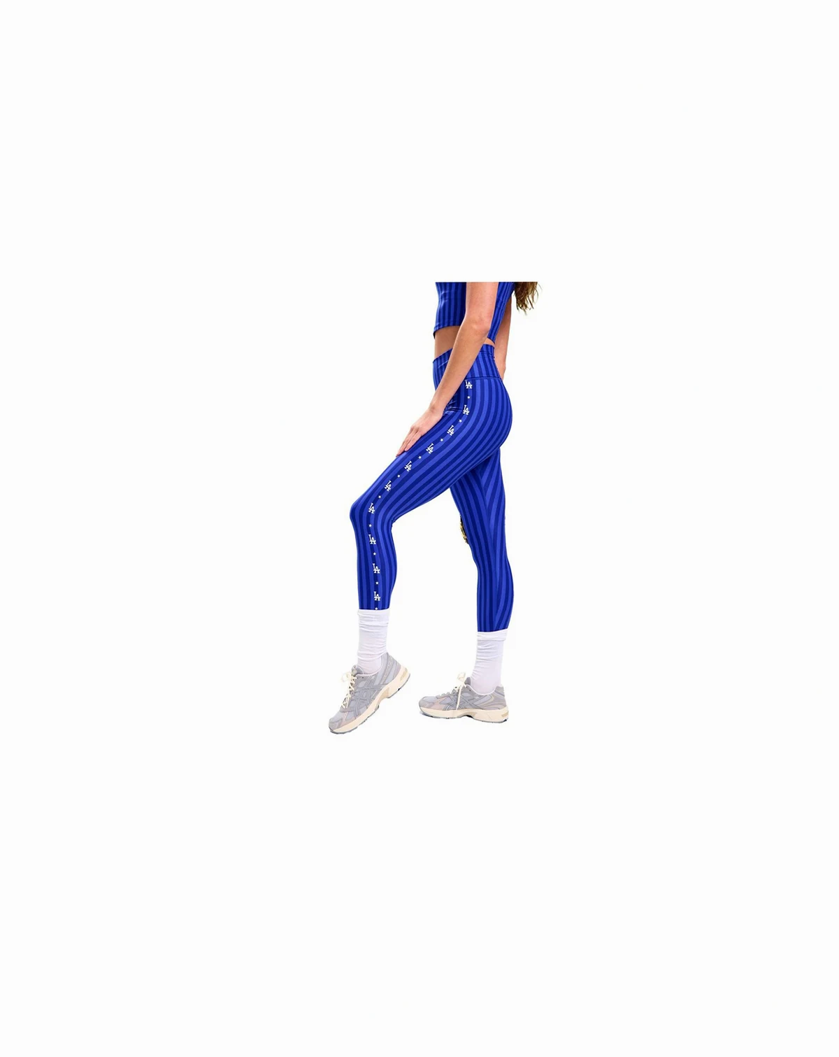 Women's Royal Los Angeles Dodgers TLC Printed Leggings