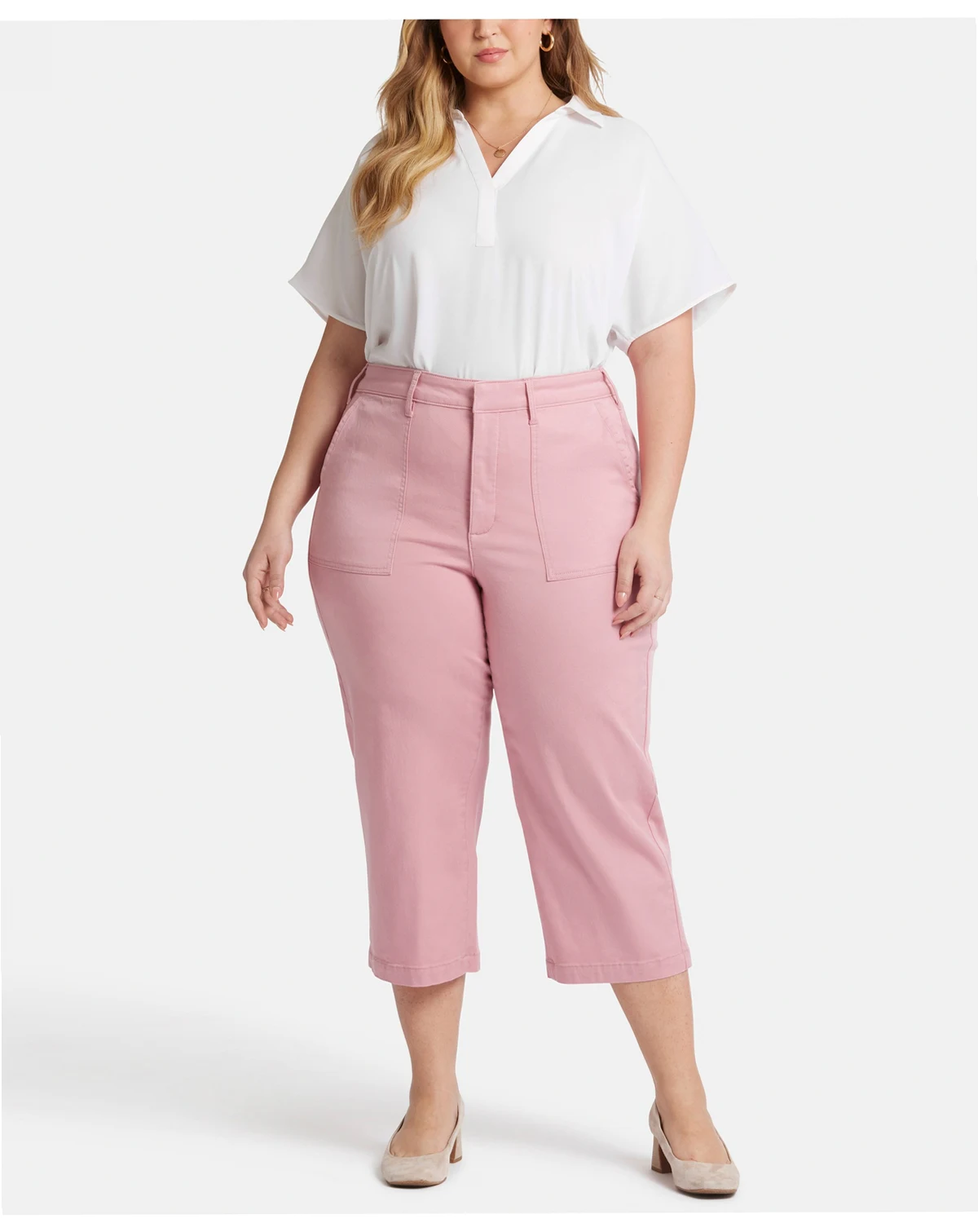 Plus Size Utility Ankle Pants