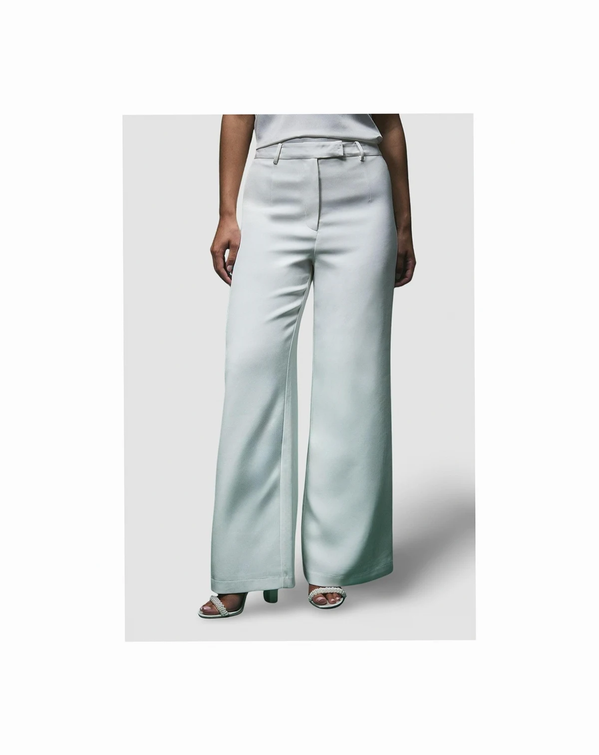 Women's Bridal Tailored Wide Leg Trousers