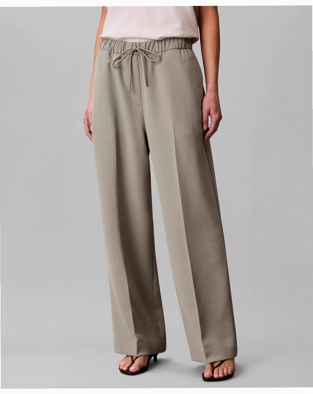 Women's Casual Straight Twill Pants