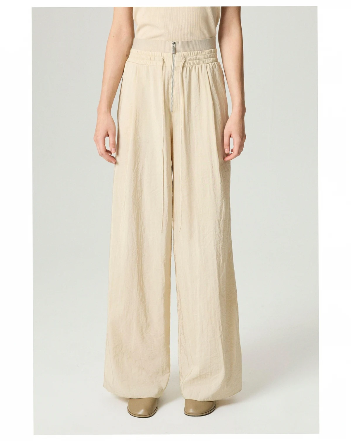 Women's Drawstring-Waist Relaxed Pants