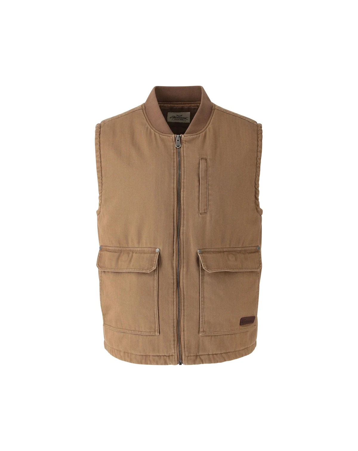 Big & Tall Stone Wash Herringbone All Year Vest
