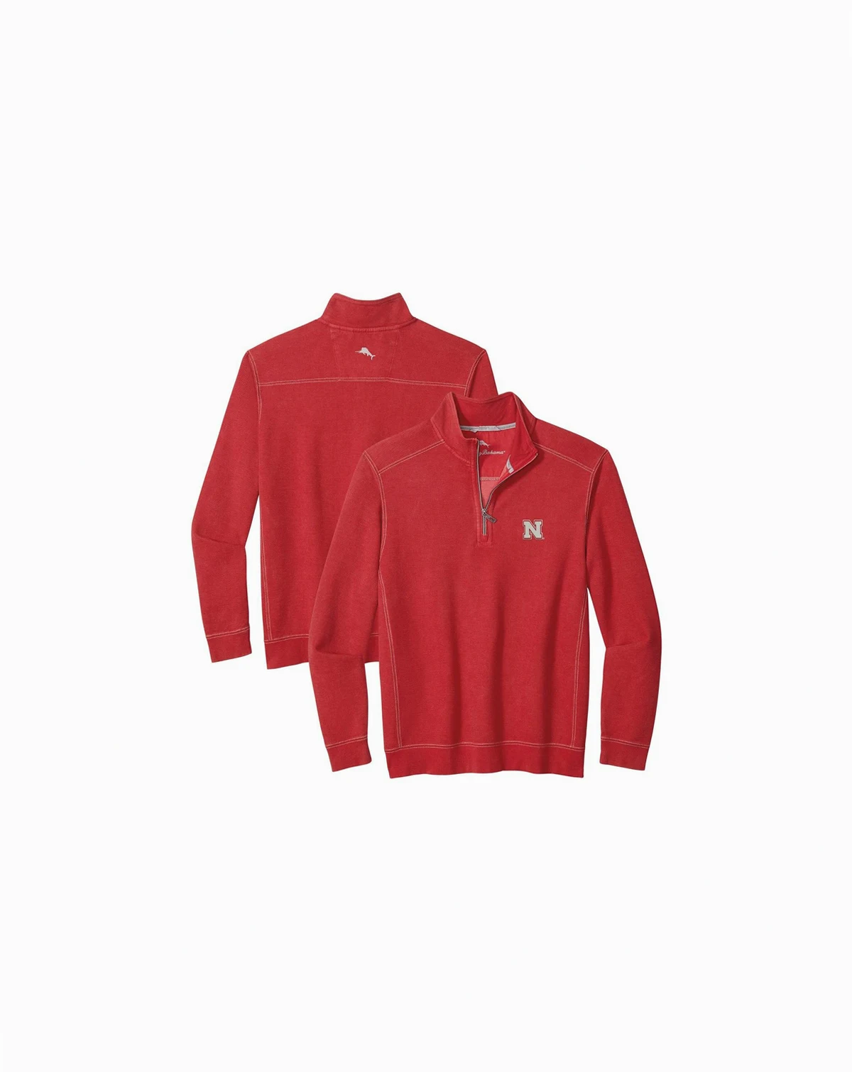Men's Scarlet Nebraska Huskers Montego Bay Half-Zip Jacket