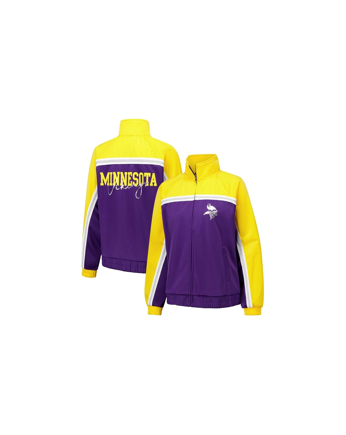 Women's Purple Minnesota Vikings Post Game Full-Zip Track Jacket