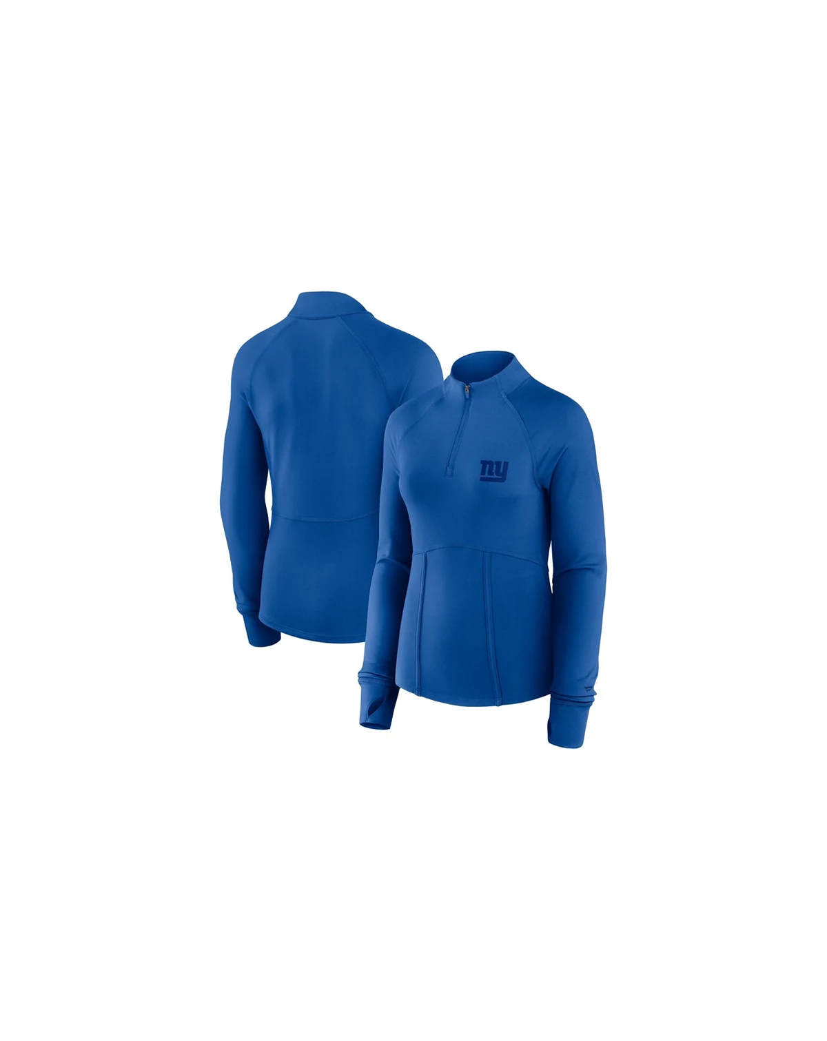 Women's Royal New York Giants Elements Quarter-Zip Jacket