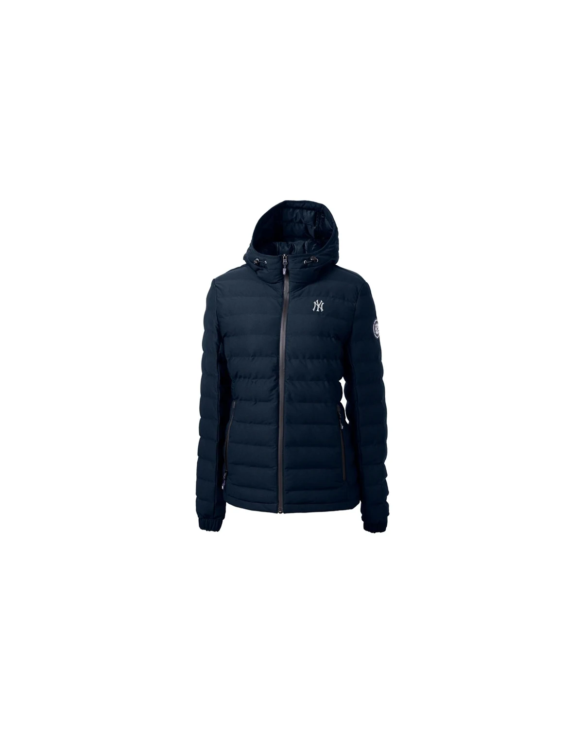 Women's Navy New York Yankees Mission Ridge Puffer Full-Zip Jacket