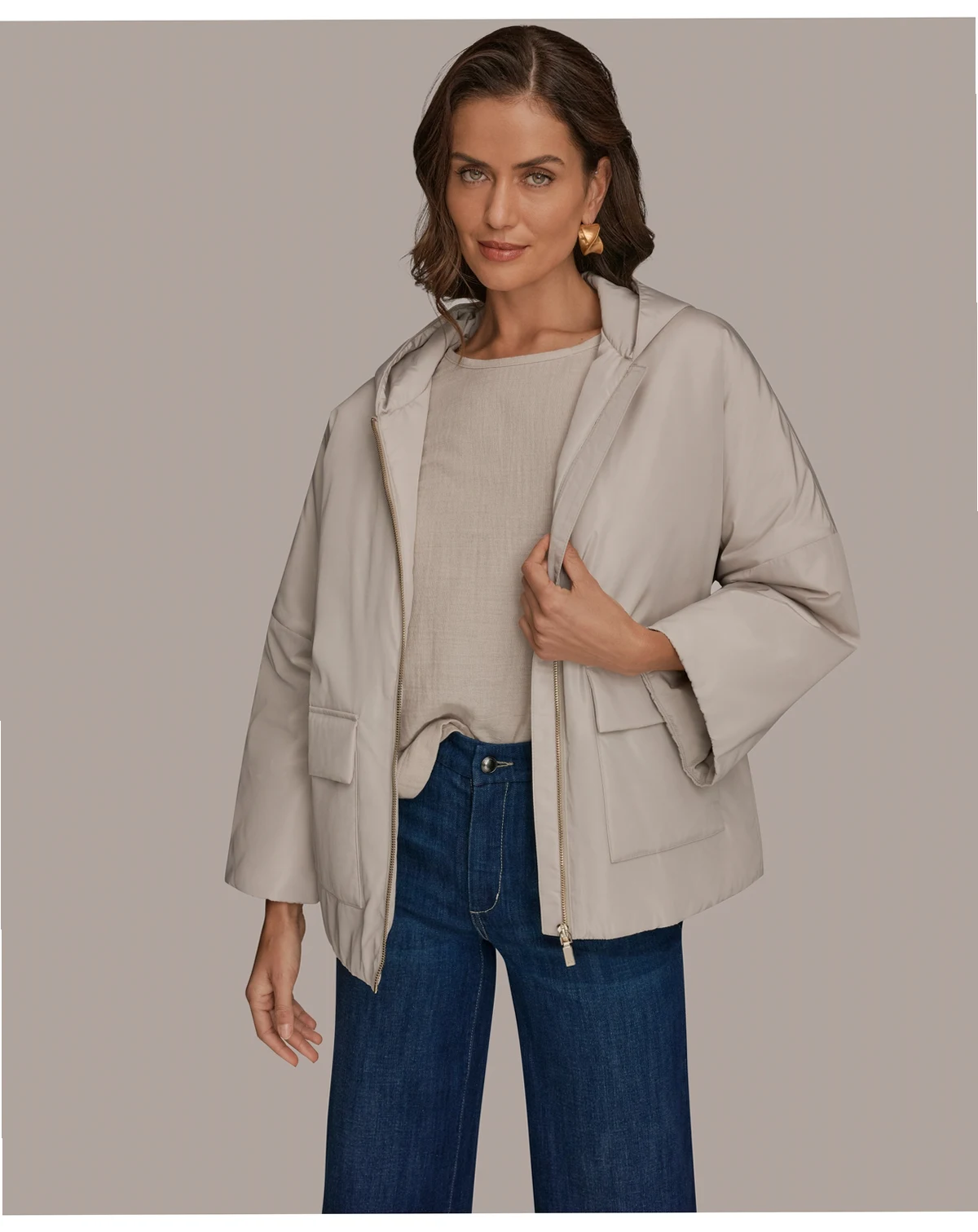 Women's Zip-Up Hooded Jacket