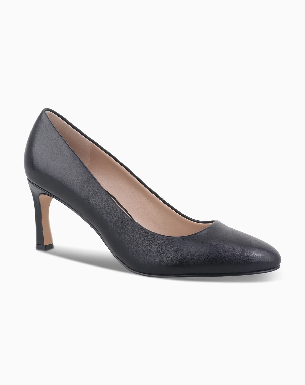 Women's Verronica Almond Toe Leather Pumps, Created for Macy's