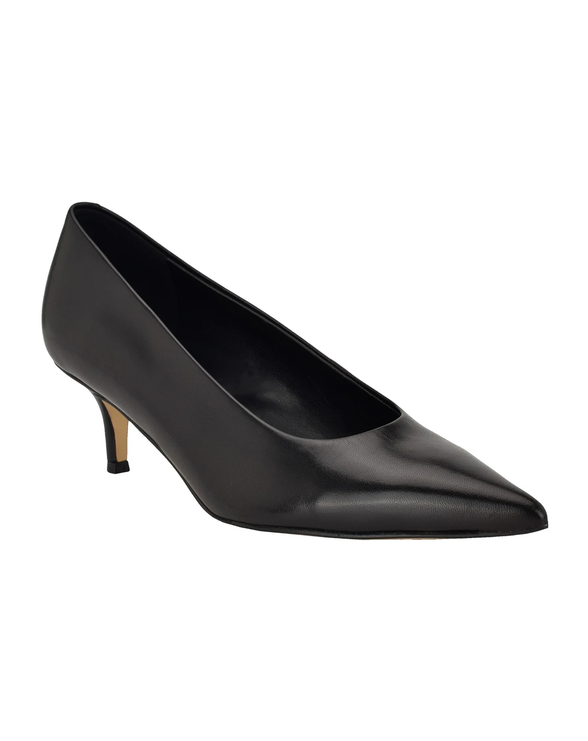 Women's Voneta Leather Kitten Heel Pumps